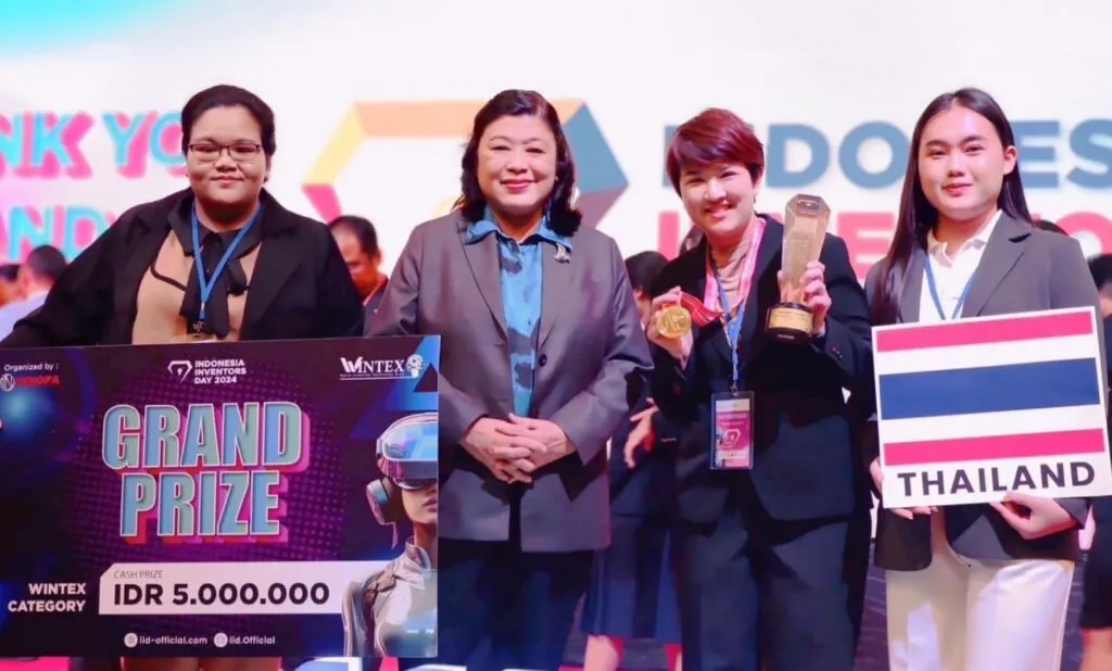 รางวัล Grand Prize สูงสุดของงาน Indonesia Inventors Day 2024 และรางวัล Gold Award สาขา Pharmacy, Medicine, and Health